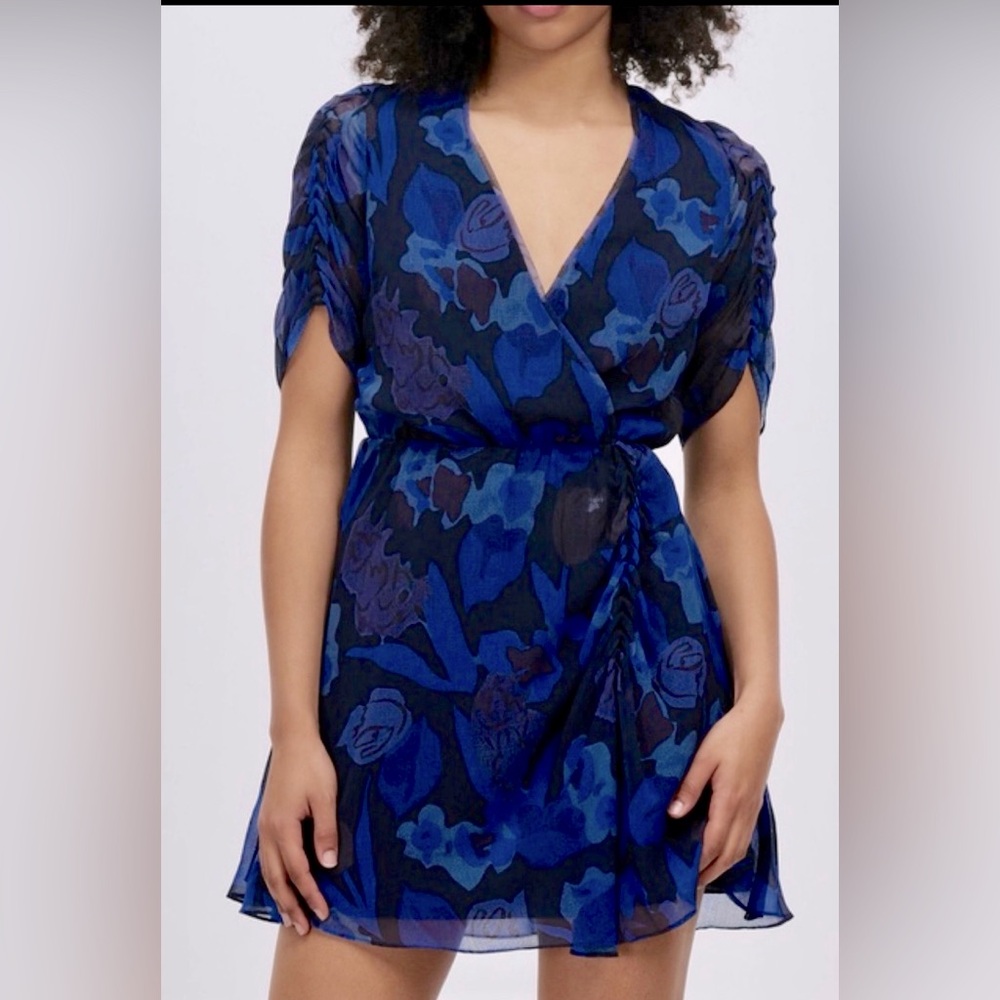 Ted Baker London- NWT | Juleah Ruched Sleeve Detail Mini Dress | Ted Sz 4/ US 10